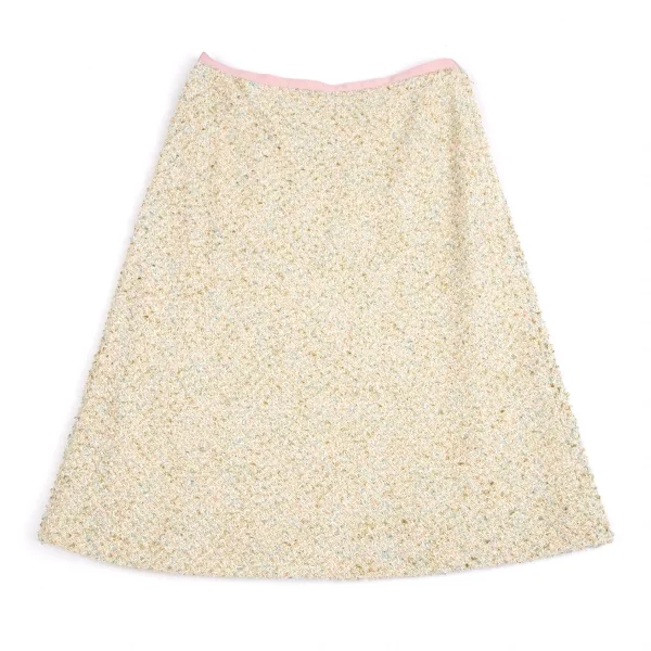 ユキ トリイ YUKI TORII ラメツイードAラインスカート オフ38 K-113293_002