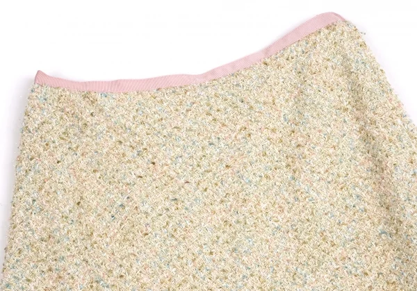 ユキ トリイ YUKI TORII レーステーピングラメツイードセットアップスーツ オフ38 K-113294_015