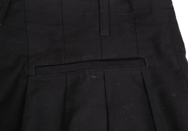 ブラックスキャンダル ヨウジヤマモトBLACK Scandal Yohji Yamamoto ロゴ刺繍コットンツイルバルーンパンツ 黒3 K-113317_012