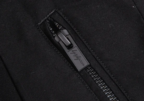 ブラックスキャンダル ヨウジヤマモトBLACK Scandal Yohji Yamamoto ロゴ刺繍コットンツイルバルーンパンツ 黒3 K-113317_005