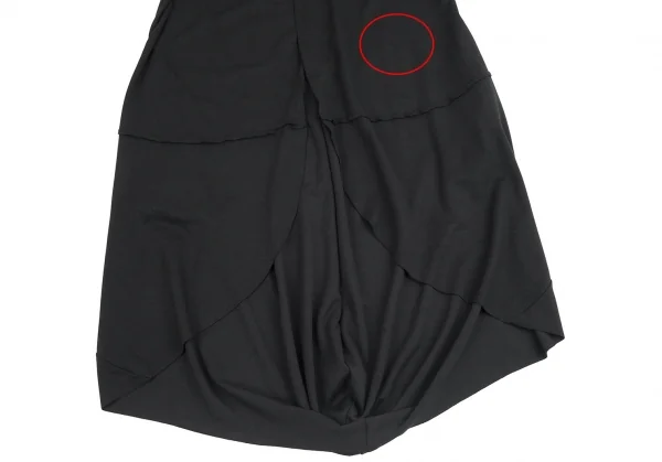 センソユニコSENSOUNICO 芽風 ストレッチジャージーアウトシームボタンレスロングカーディガン 黒38 K-113319_007