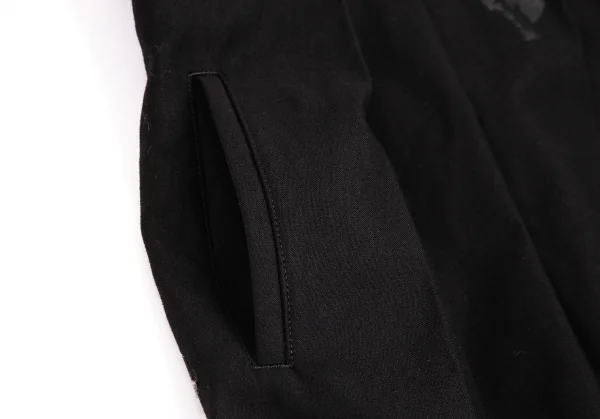 ヨウジヤマモト ファムYohji Yamamoto FEMME ペイントプリーツサスペンダーワンピース 黒1 K-113331_007