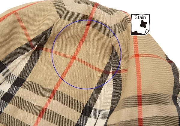 バーバリーBURBERRY LONDON ノバチェックリバーシブルハット ベージュ K-113333_012
