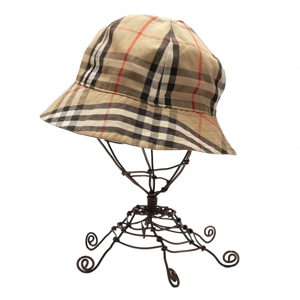 バーバリーBURBERRY LONDON ノバチェックリバーシブルハット ベージュ K-113333_006
