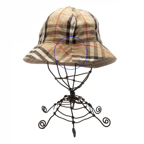 バーバリーBURBERRY LONDON ノバチェックリバーシブルハット ベージュ K-113333_008