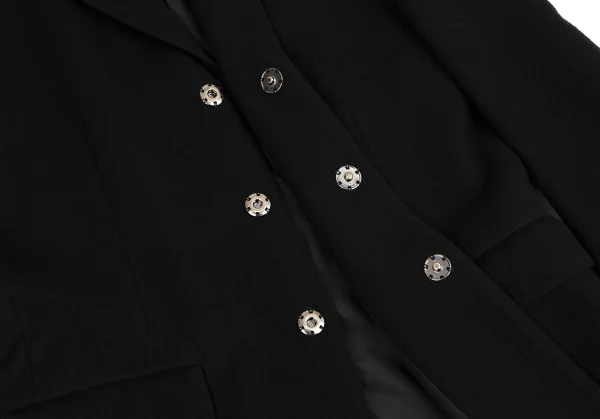 レギュレーション ヨウジヤマモトメンREGULATION Yohji Yamamoto MEN ウールカシミヤビーバードクタージャケット 黒3 K-113337_011