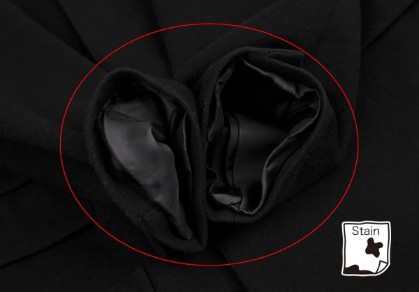 レギュレーション ヨウジヤマモトメンREGULATION Yohji Yamamoto MEN ウールカシミヤビーバードクタージャケット 黒3 K-113337_007