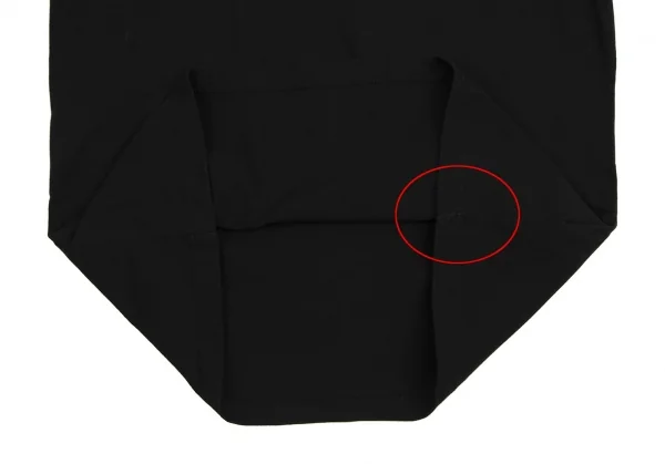 ヨウジヤマモト プールオム×ニューエラYohji Yamamoto POUR HOMME×NEWERA バックドローイングプリント反転ロゴ刺繍Tシャツ 黒4 K-113340_012