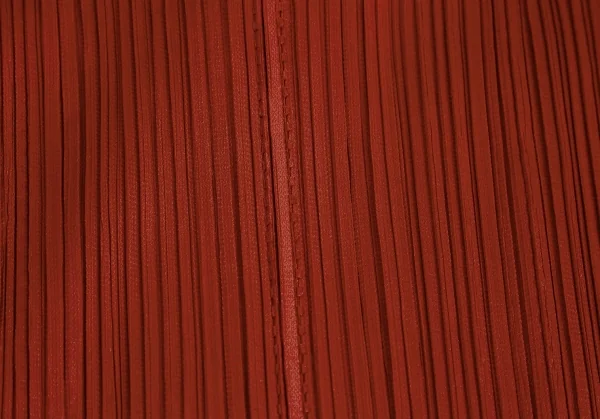 プリーツプリーズPLEATS PLEASE ピンキングカット切替プリーツポロシャツ 赤3位 K-113372_011