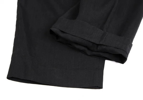 マルニMARNI キュプラレーヨンベルテッドパンツ 黒40 K-113406_011
