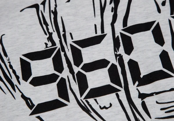 メルシーボークーmercibeaucoup 960クロワッサンプリントTシャツ ライトグレー3 K-113427_007