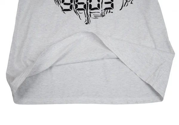 メルシーボークーmercibeaucoup 960クロワッサンプリントTシャツ ライトグレー3 K-113427_009