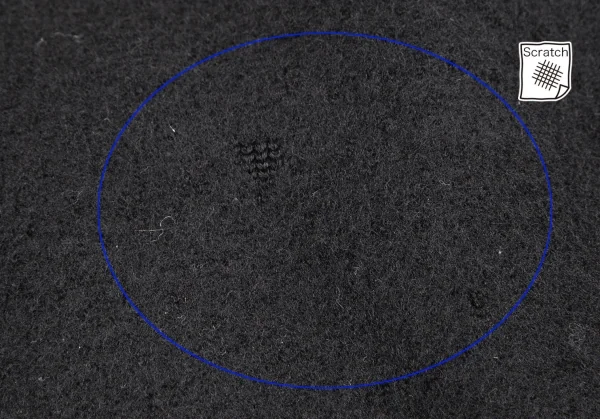 コムデギャルソン オムCOMME des GARCONS HOMME 裾配色縮絨ニットカーディガン 黒M位 K-113445_015