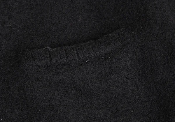 コムデギャルソン オムCOMME des GARCONS HOMME 裾配色縮絨ニットカーディガン 黒M位 K-113445_004