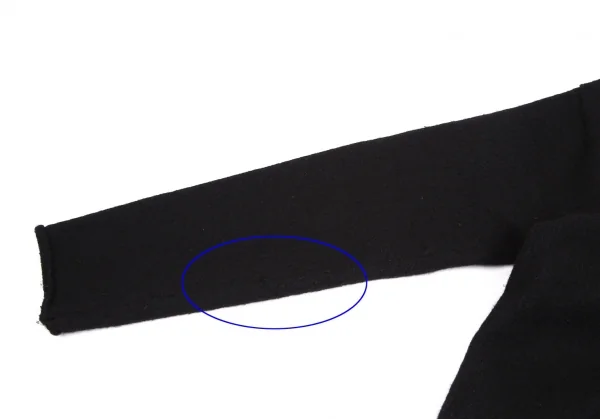 コムデギャルソン オムCOMME des GARCONS HOMME 裾配色縮絨ニットカーディガン 黒M位 K-113445_005