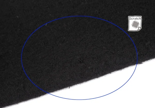 コムデギャルソン オムCOMME des GARCONS HOMME 裾配色縮絨ニットカーディガン 黒M位 K-113445_006