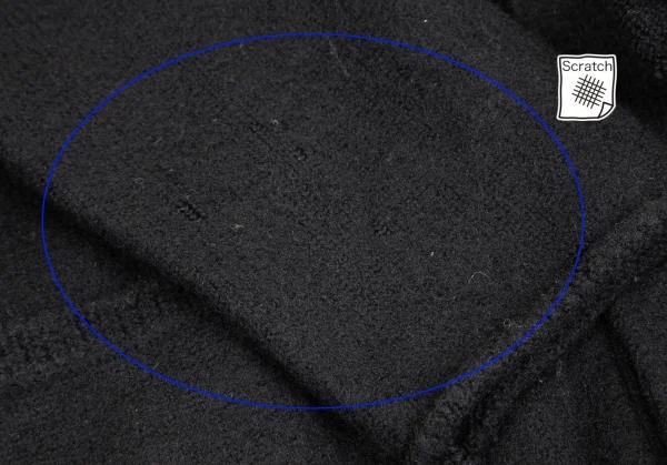 コムデギャルソン オムCOMME des GARCONS HOMME 裾配色縮絨ニットカーディガン 黒M位 K-113445_008