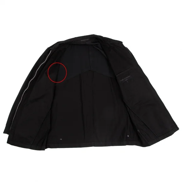コムデギャルソン オムCOMME des GARCONS HOMME コットンスイングトップジャケット 黒M K-113446_012