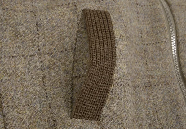 Paul Smith LONDON Rib Knit Switch Harris Tweed Blouson K-113464_008