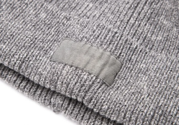 アーペーセーA.P.C. リブウールパッチニットキャップ グレー K-113471_008