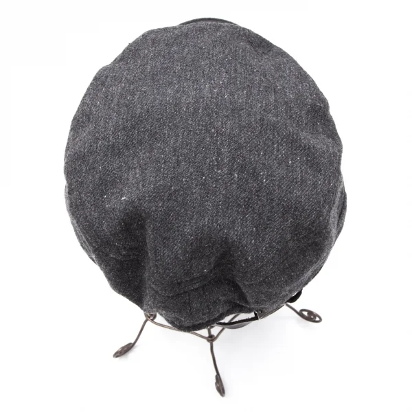 カシラCA4LA ウールコットンワークキャップ チャコール K-113472_006