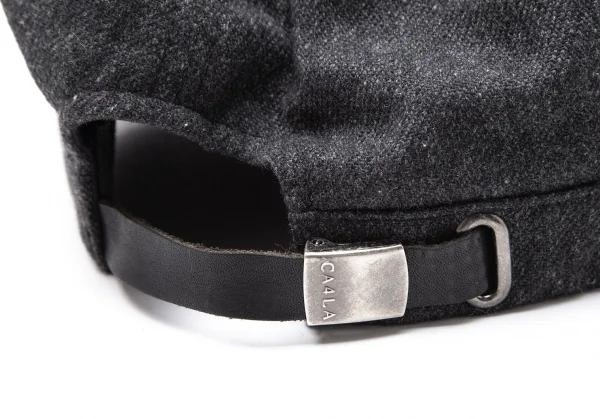 カシラCA4LA ウールコットンワークキャップ チャコール K-113472_007