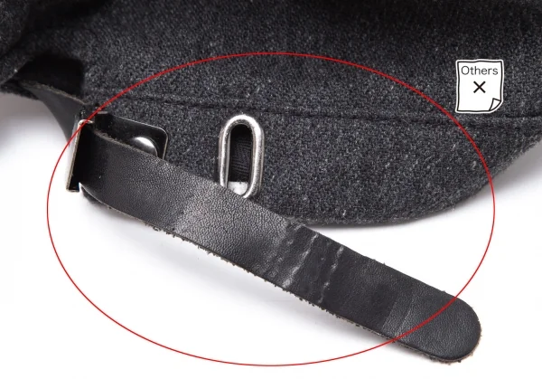 カシラCA4LA ウールコットンワークキャップ チャコール K-113472_008