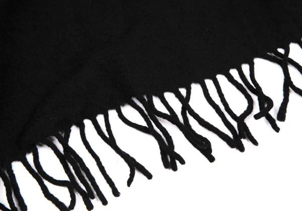 アツロウタヤマA.T ATSURO TAYAMA フリンジマフラーショール 黒M位 K-113478_005