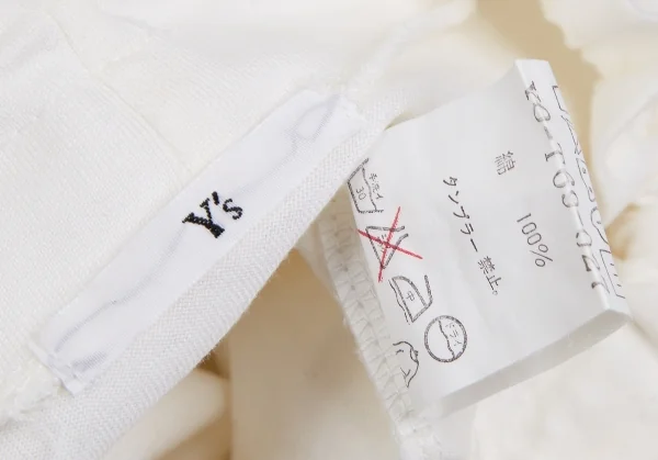 Y's Neck Drawcord T Shirt K-113486_020