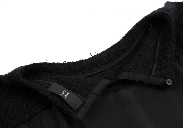 ワイズY's キュプラツィード切替セットアップ 黒紺2・1 K-113508_010