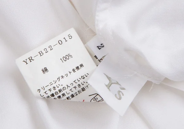 Y's Fringe Collar Cuff Design Long Sleeve Shirt K-113511_020