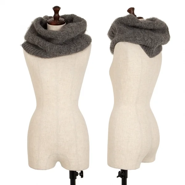 Y's Knit Snood Grey  K-113513_001