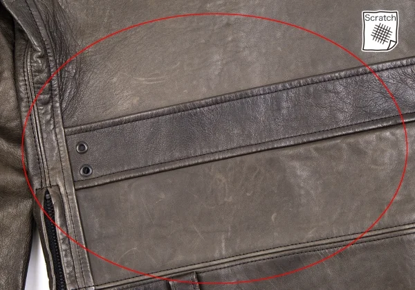 エヌハリウッド N.HOOLYWOOD レザーモーターサイクルジャケット 焦げ茶36 K-113519_016