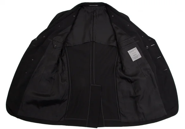 【美品】ヨウジヤマモトプールオム シワギャバ スタンドカラー トッパージャケット 3a1beadb7b4446cea3c07e0cbfcb20