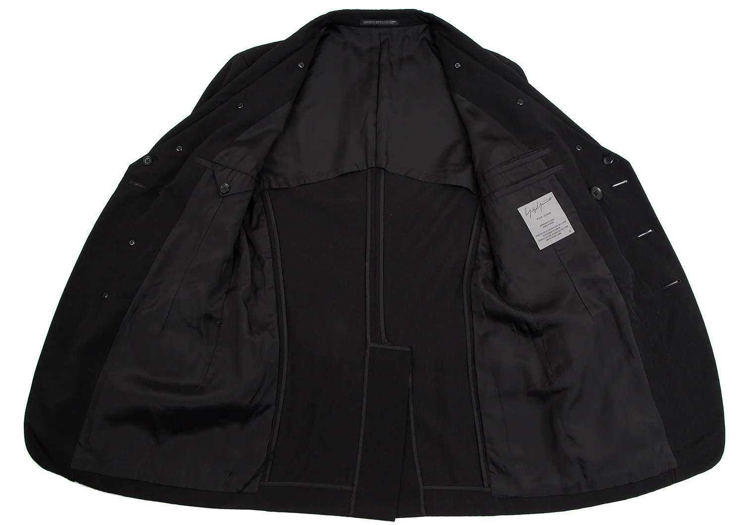 ヨウジヤマモト プールオム タキシード ディフォームド ラペル ジャケット Yohji Yamamoto Pour Homme ヨウジヤマモトプールオム×レディ