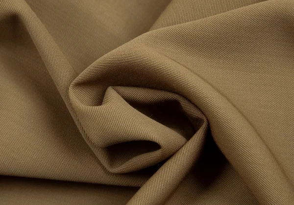 ヨウジヤマモト プールオムYohji Yamamoto POUR HOMMEウールギャバツータックパンツ ブラウンM K-113551_016