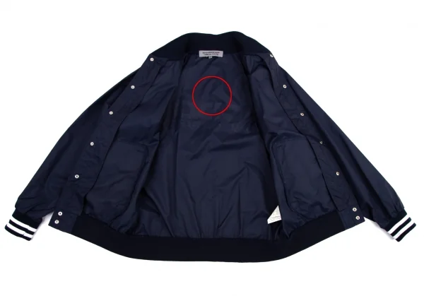 グッドデザインショップ コムデギャルソンGOOD DESIGN SHOP COMME des GARCONSバックロゴプリントブルゾン 紺M K-113564_012