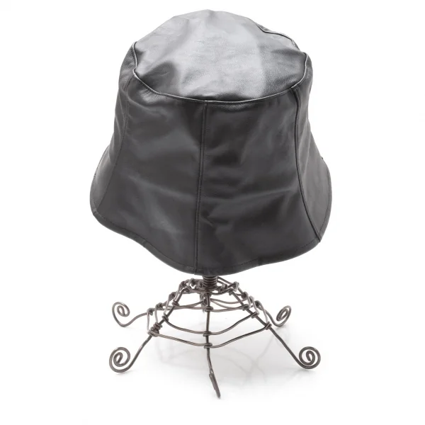 新品!レイビームスRay Beams フェイクレザーベルハット 黒 K-113565_003