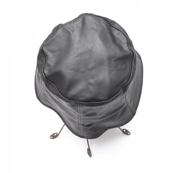 新品!レイビームスRay Beams フェイクレザーベルハット 黒 K-113565_006