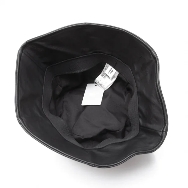 新品!レイビームスRay Beams フェイクレザーベルハット 黒 K-113565_008