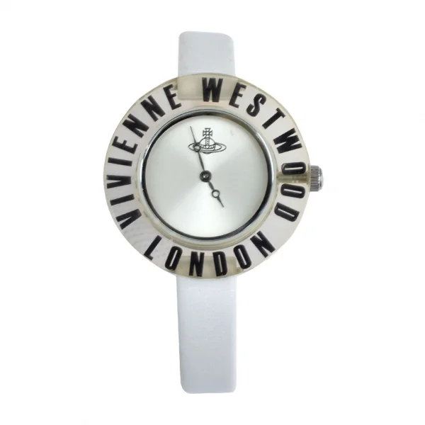 ヴィヴィアンウエストウッドVivienne Westwood VV032 Clarity クラリティ クオーツ腕時計 クリア白 K-113569_001