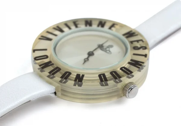 ヴィヴィアンウエストウッドVivienne Westwood VV032 Clarity クラリティ クオーツ腕時計 クリア白 K-113569_006