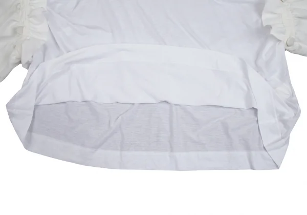 タケシコウサカバイ ワイズ ピンクレーベルTAKESHI KOSAKA by Y's Pink Label 袖着脱異素材切替カットソー 白2 K-113570_014