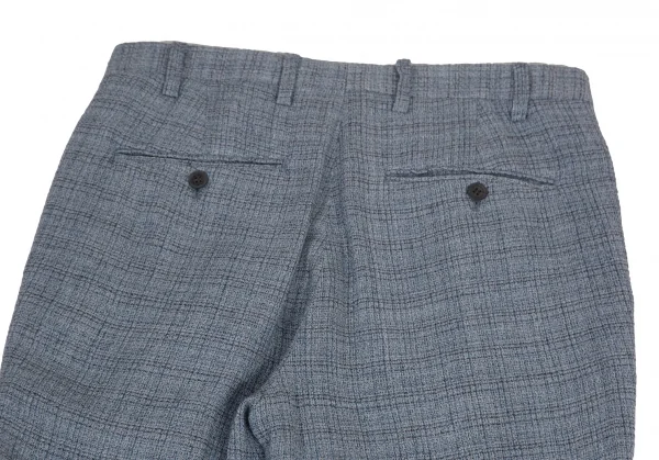 イッセイミヤケ メンISSEY MIYAKE MEN リネンウールBセットアップスーツ 水色2 K-113580_015