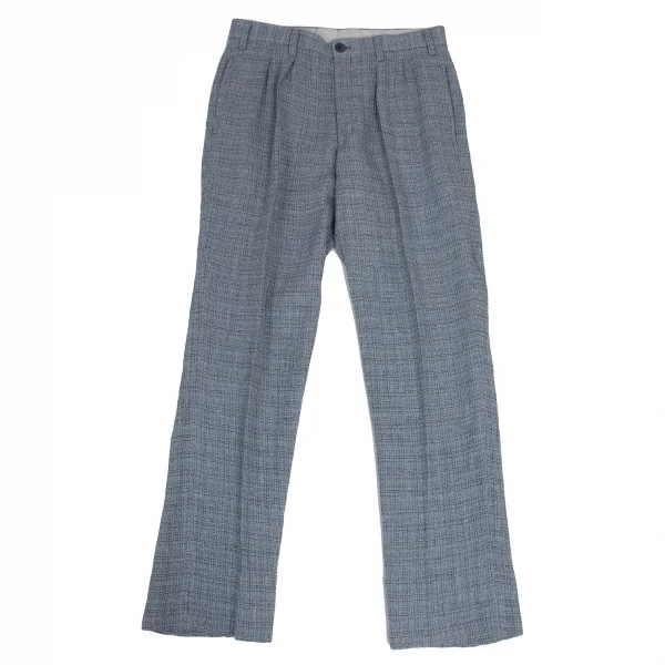 イッセイミヤケ メンISSEY MIYAKE MEN リネンウールBセットアップスーツ 水色2 K-113580_009