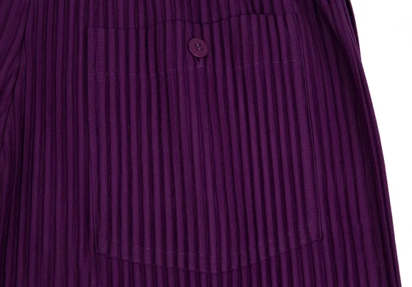 イッセイミヤケ メンISSEY MIYAKE MEN プリーツパンツ 紫4 K-113582_009