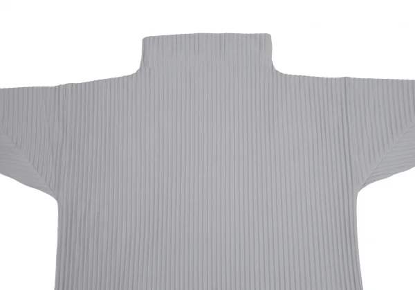 オムプリッセ イッセイ ミヤケHOMME PLISSE ISSEY MIYAKE プリーツハイネックカットソー ライトグレー3 K-113584_003