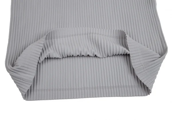 オムプリッセ イッセイ ミヤケHOMME PLISSE ISSEY MIYAKE プリーツハイネックカットソー ライトグレー3 K-113584_008