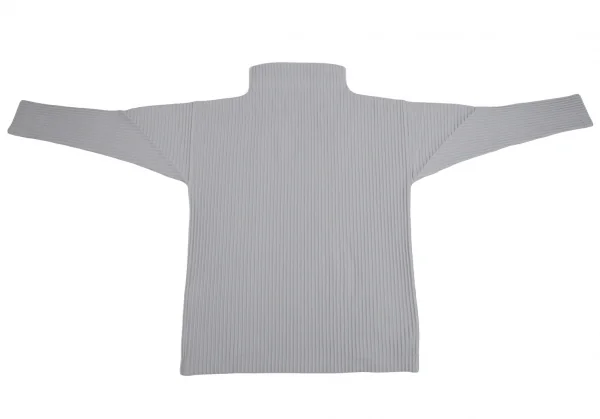 オムプリッセ イッセイ ミヤケHOMME PLISSE ISSEY MIYAKE プリーツハイネックカットソー ライトグレー3 K-113584_009