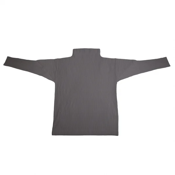 オムプリッセ イッセイ ミヤケHOMME PLISSE ISSEY MIYAKE プリーツハイネックカットソー グレー3 K-113585_002